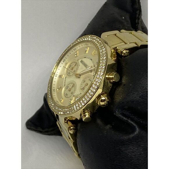 Michael Kors Parker MK5354 Women Stainless Steel Analog Dial Quartz Watch VK687 - Picture 4 of 12